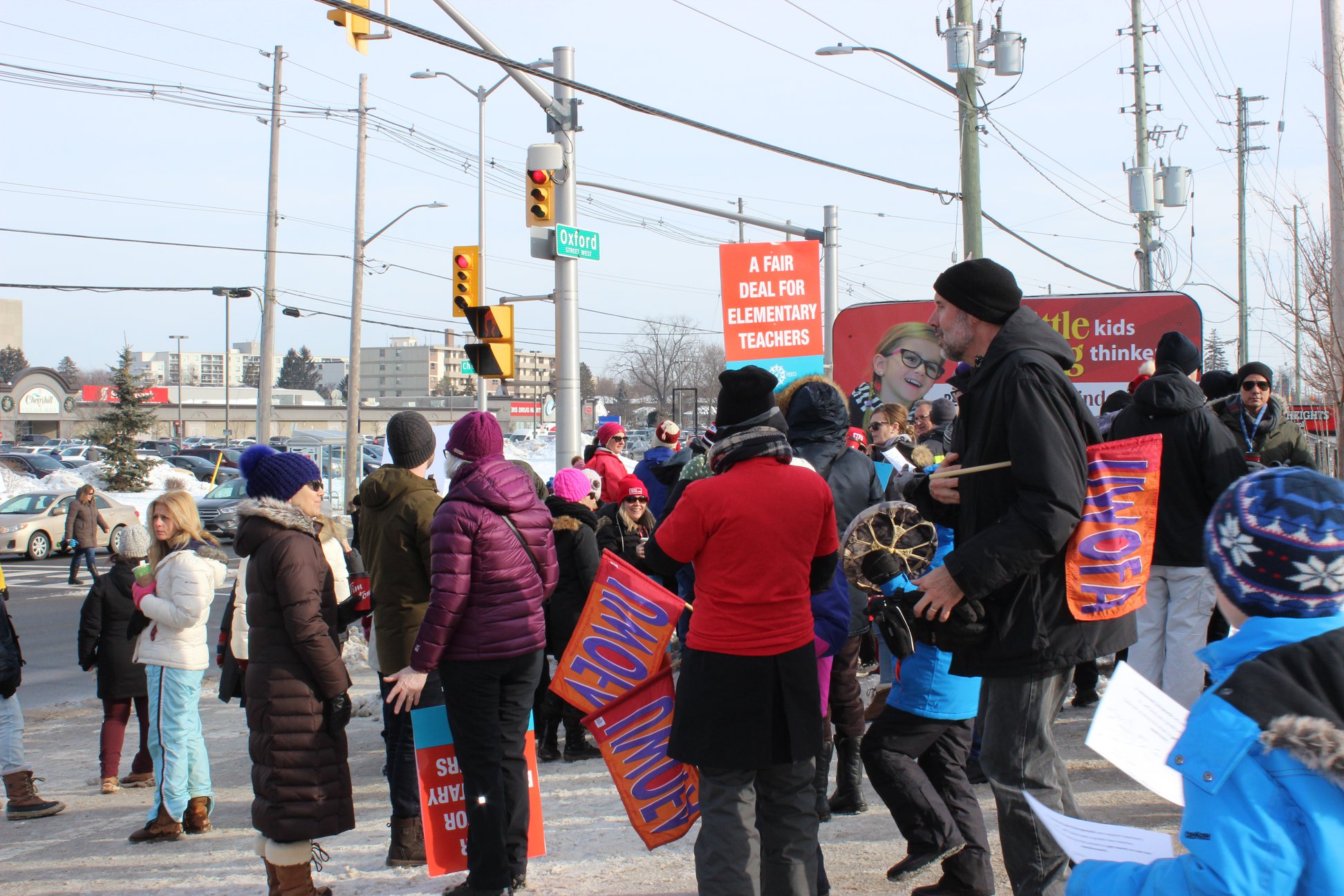 UWOFA Members on Strike