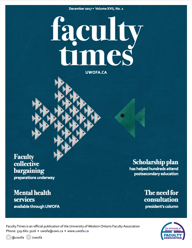 Faculty Times magazine cover 2017