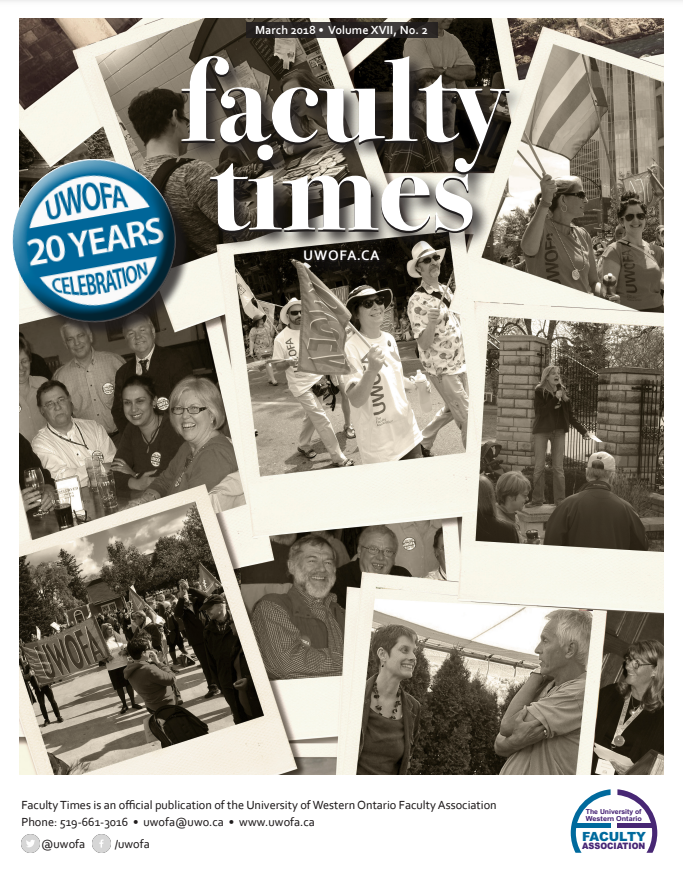 Faculty Times magazine cover 2018