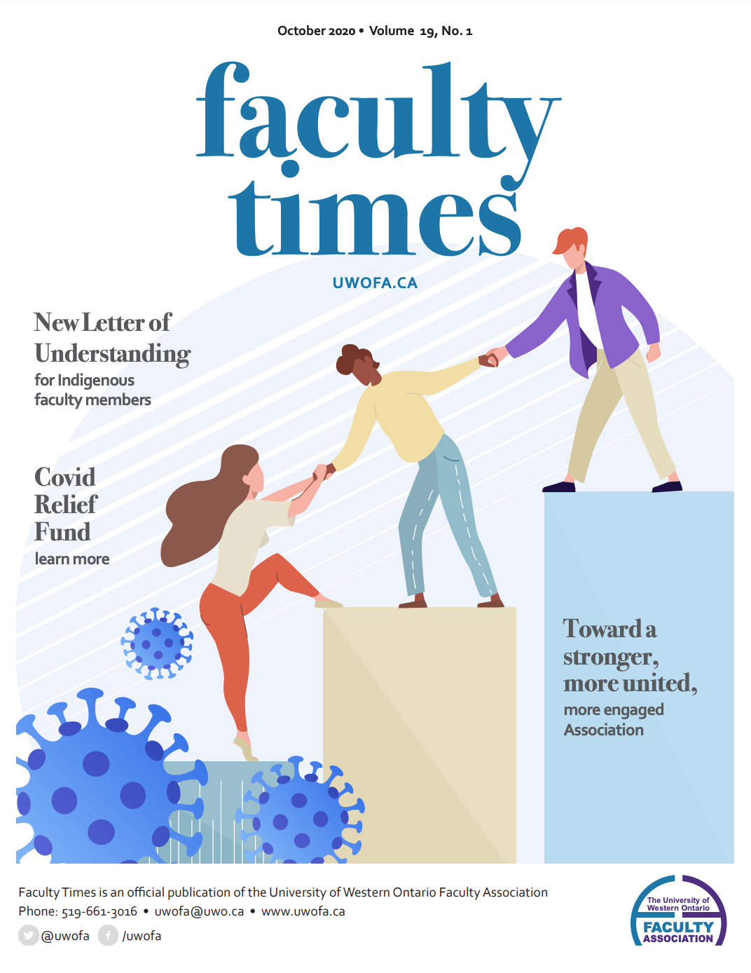 Faculty Times magazine cover 2020