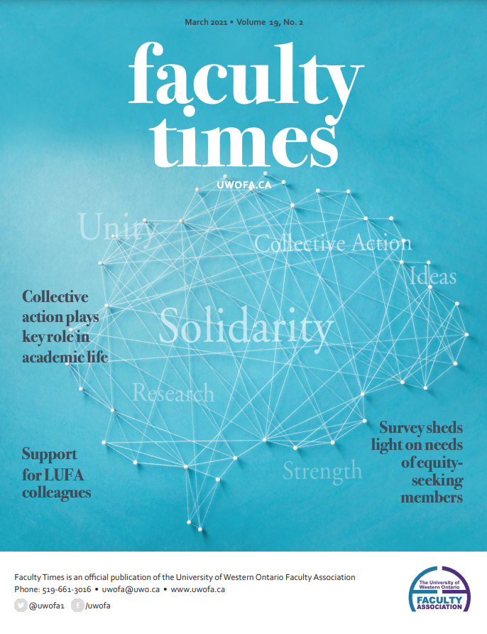 Faculty Times magazine cover 2021